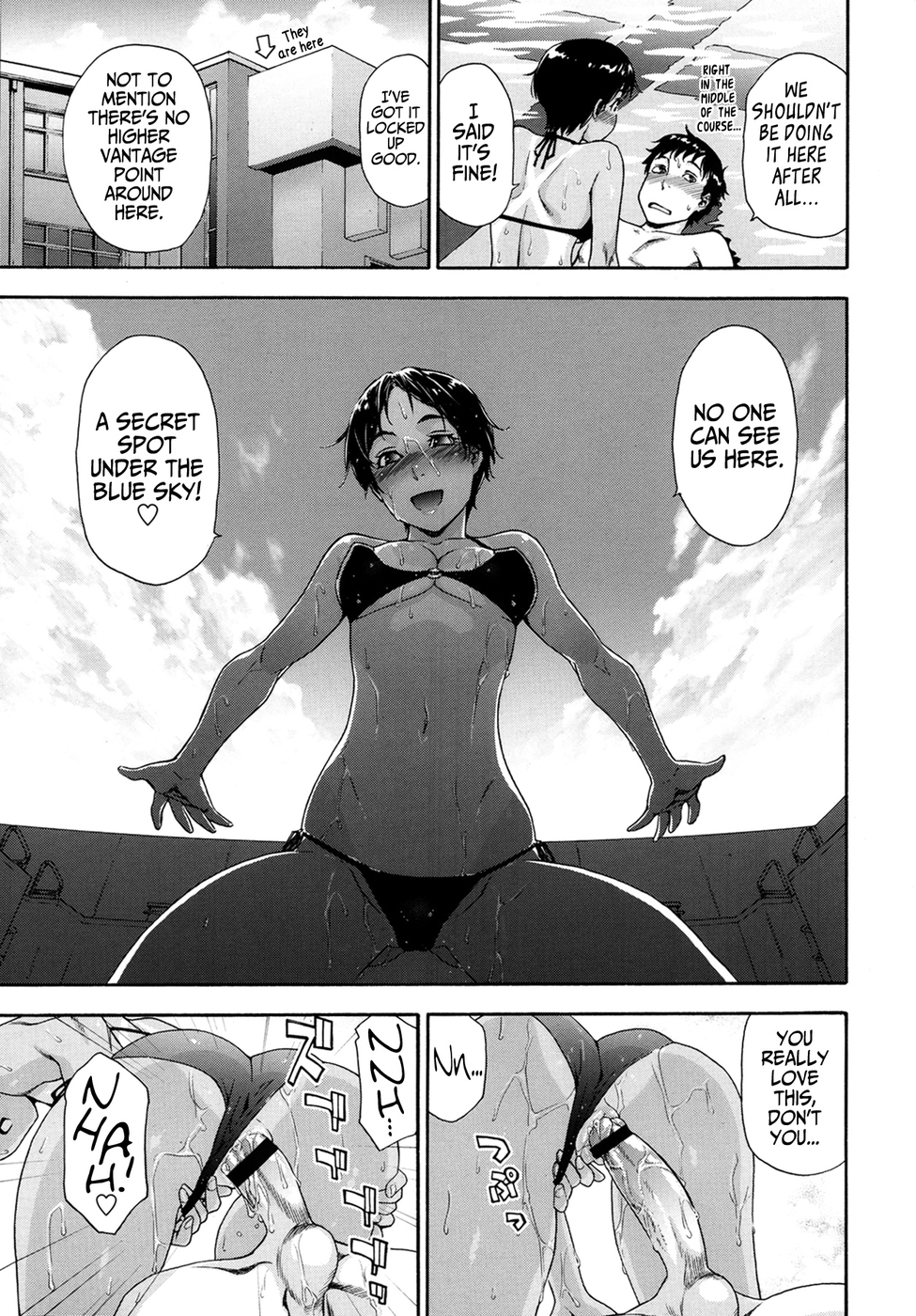 Hentai Manga Comic-Right now, while cleaning the pool-Read-9